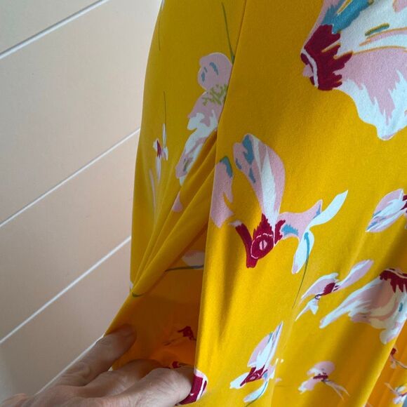 Agnes & Dora Essential Maxi Dress Baby Suede Falling Iris Gold - Sz S NWT/001 - Picture 5 of 12